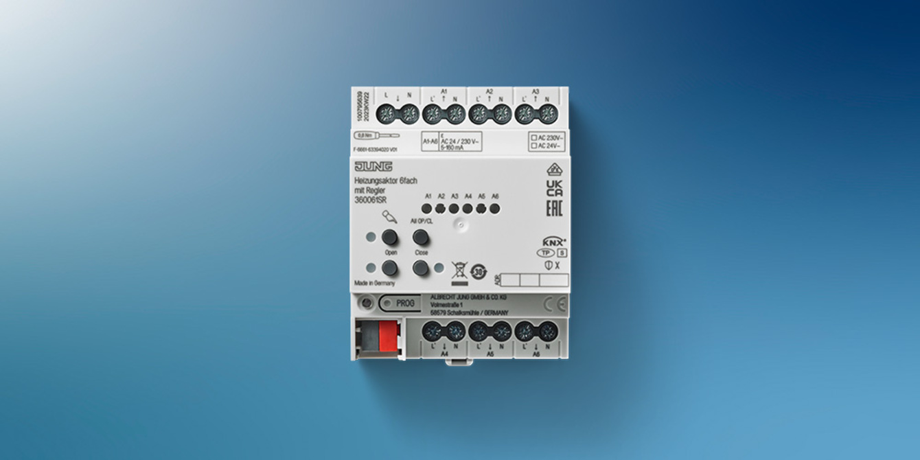 KNX Heizungsaktor 6-fach bei Bechteler Elektrotechnik GmbH in Aying